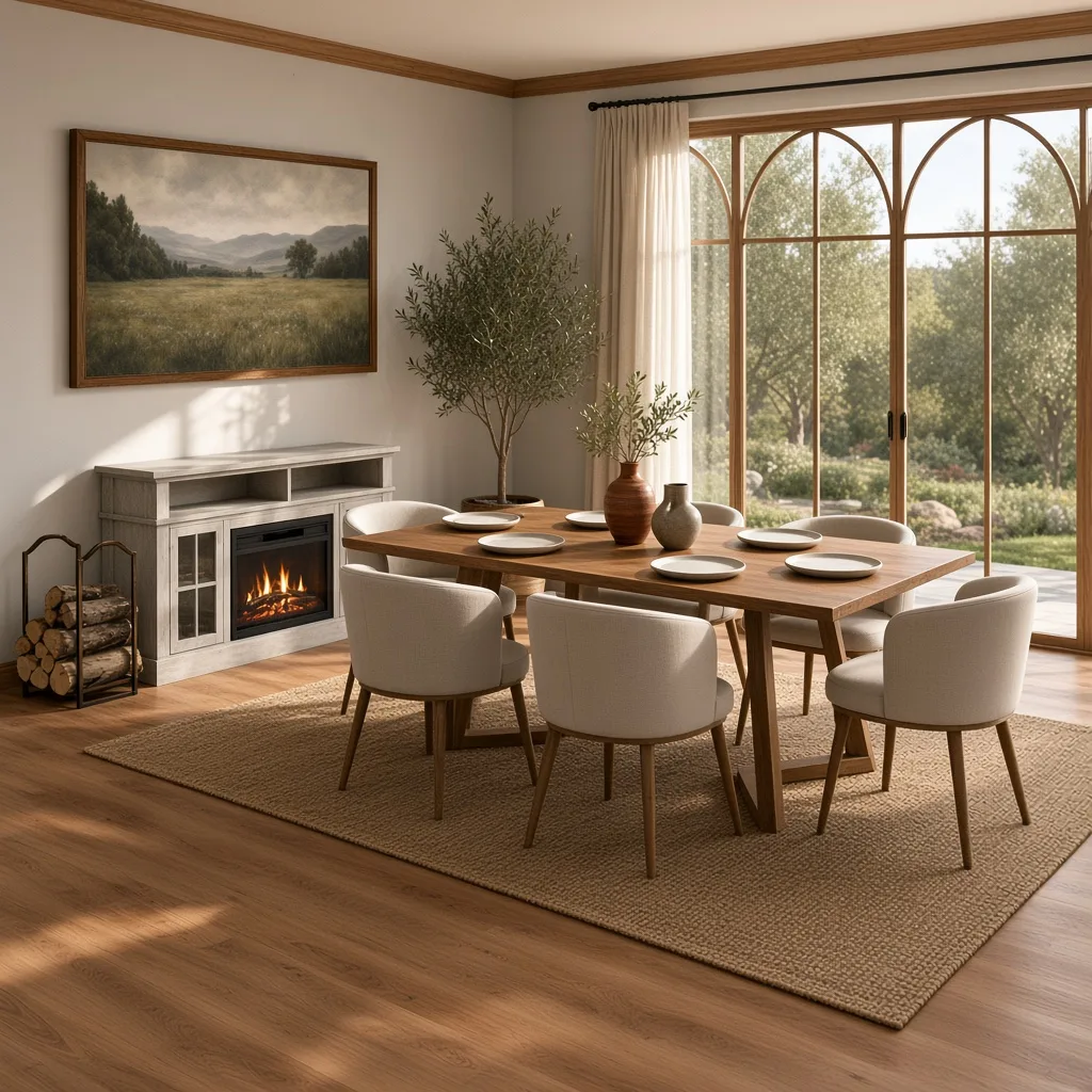 Entry in Rustic Lake House Dining