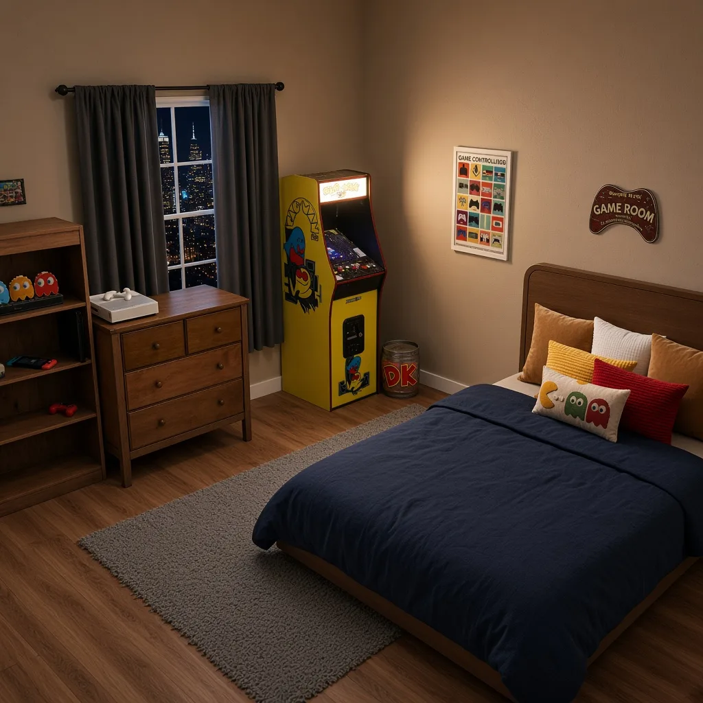 Entry in Retro Arcade Teen Bedroom