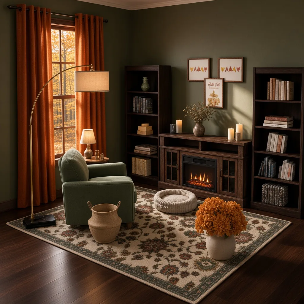 Entry in Autumn Reading Room