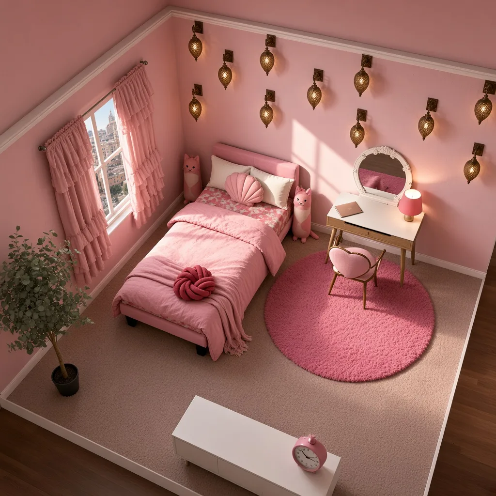 Entry in Girly Pop Teen Girl’s Bedroom