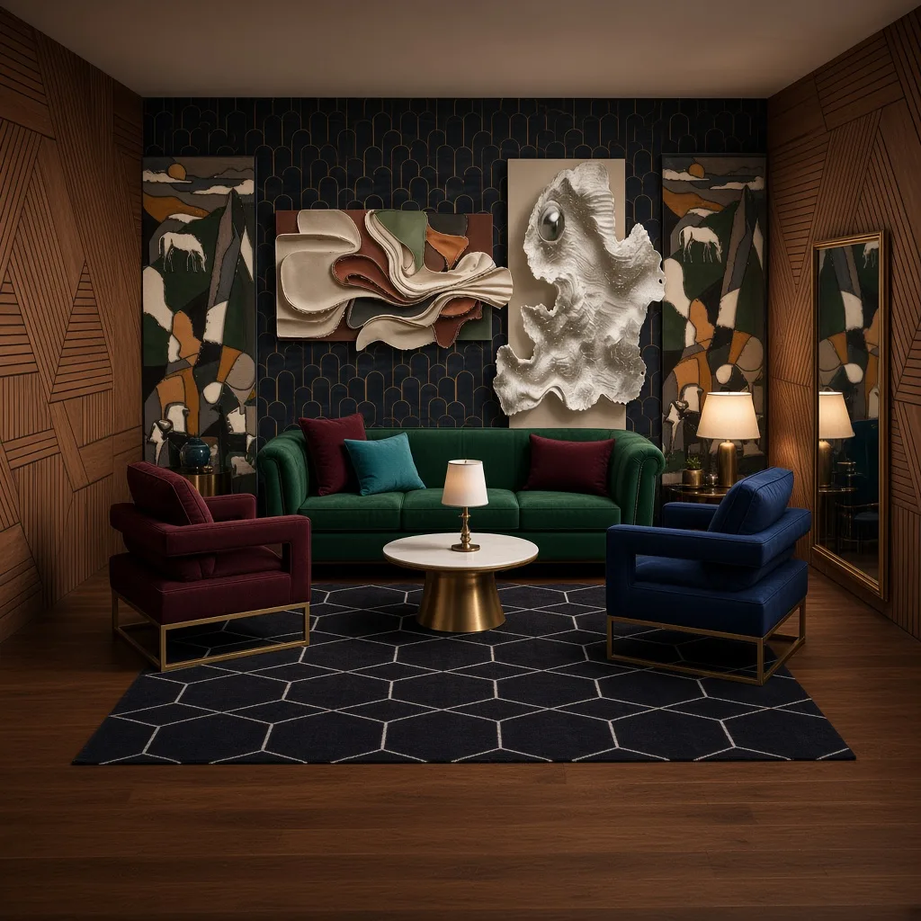 Entry in Art Deco Lounge Room