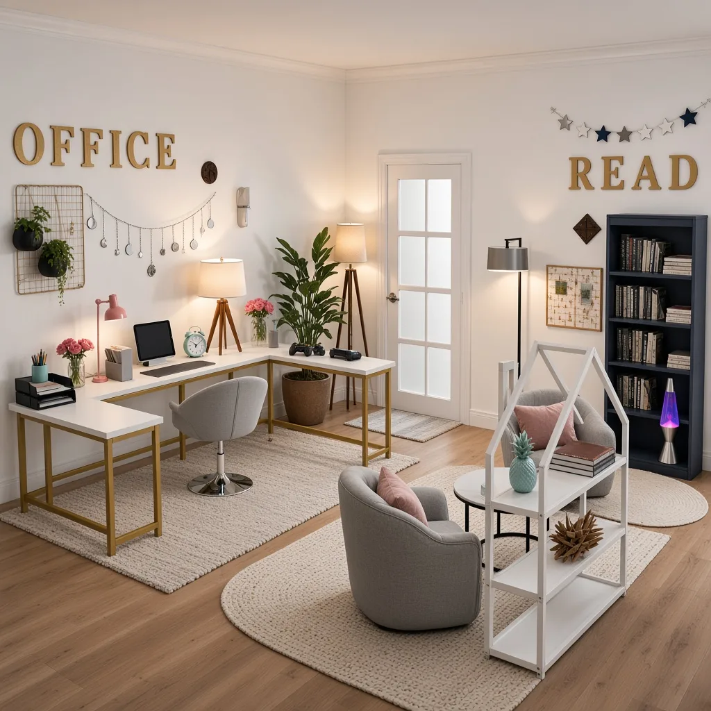 Entry in Minimalist White Workspace
