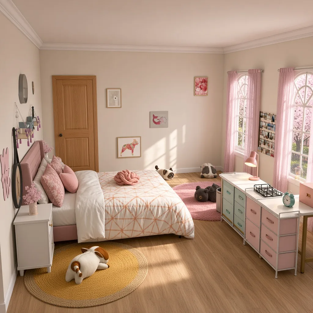 Entry in Pastel Serenity Bedroom