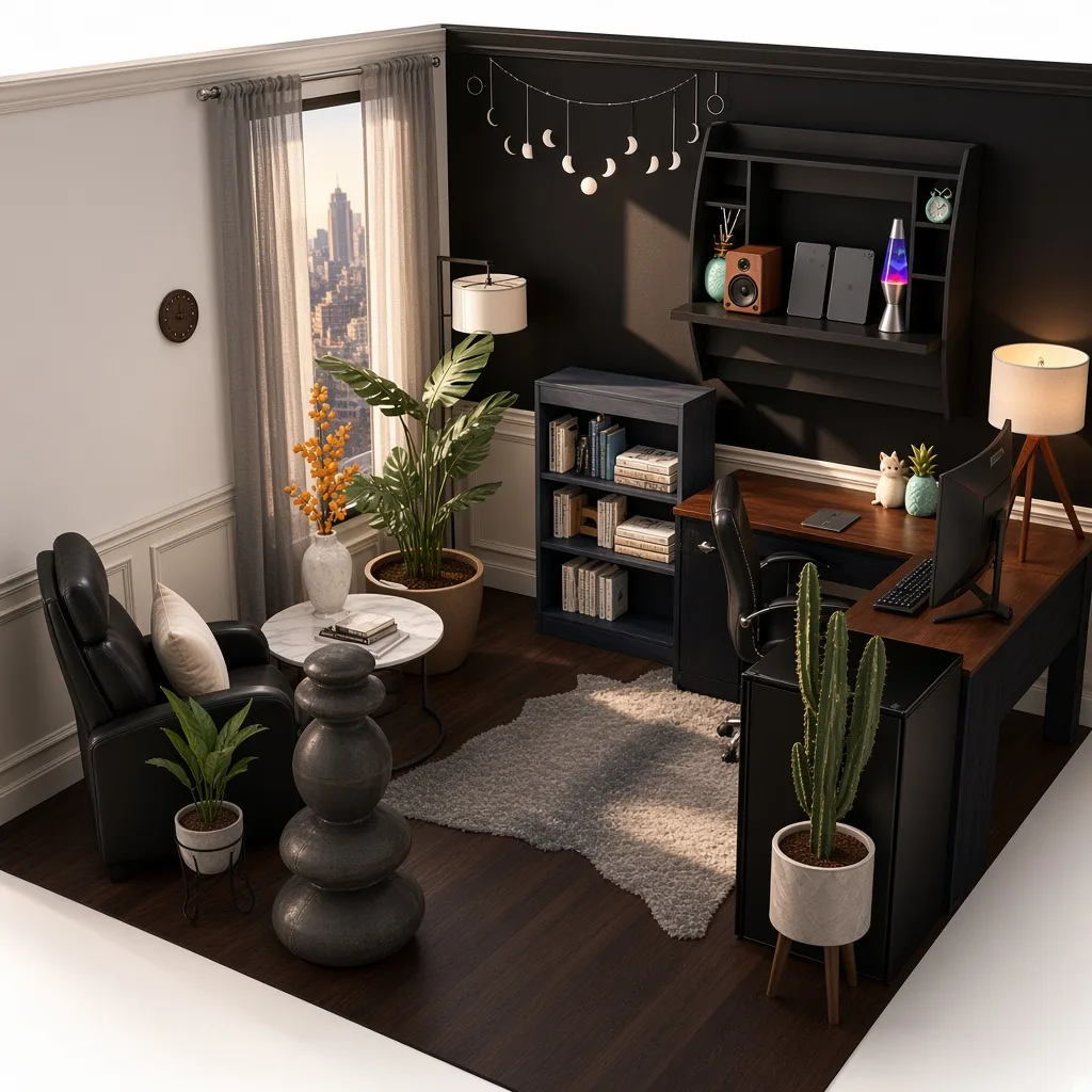 Entry in Blackout Zen Office