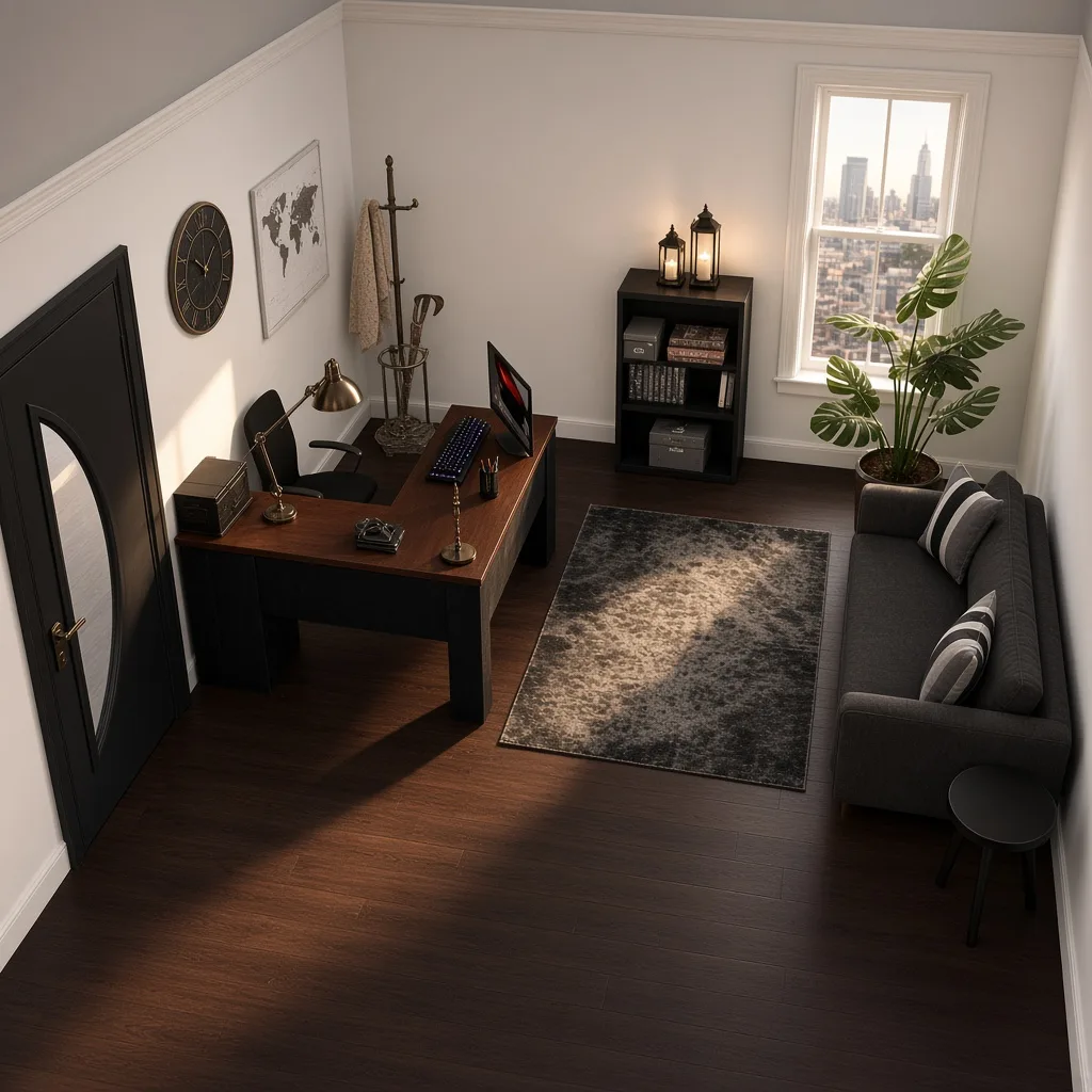 Entry in Blackout Zen Office
