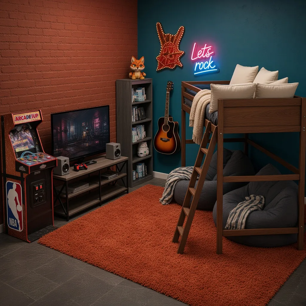 Entry in Retro Arcade Teen Bedroom