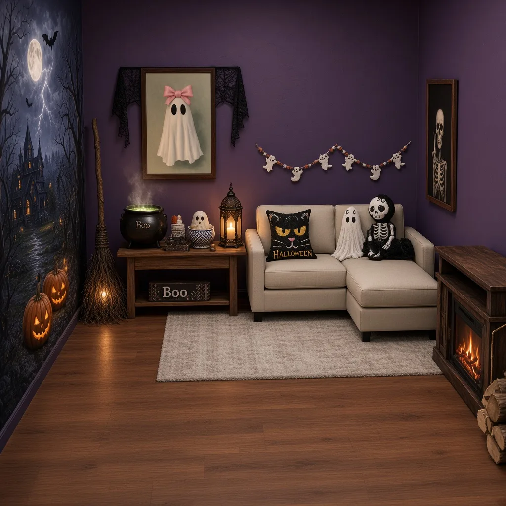 Entry in Haunted Halloween Living Room
