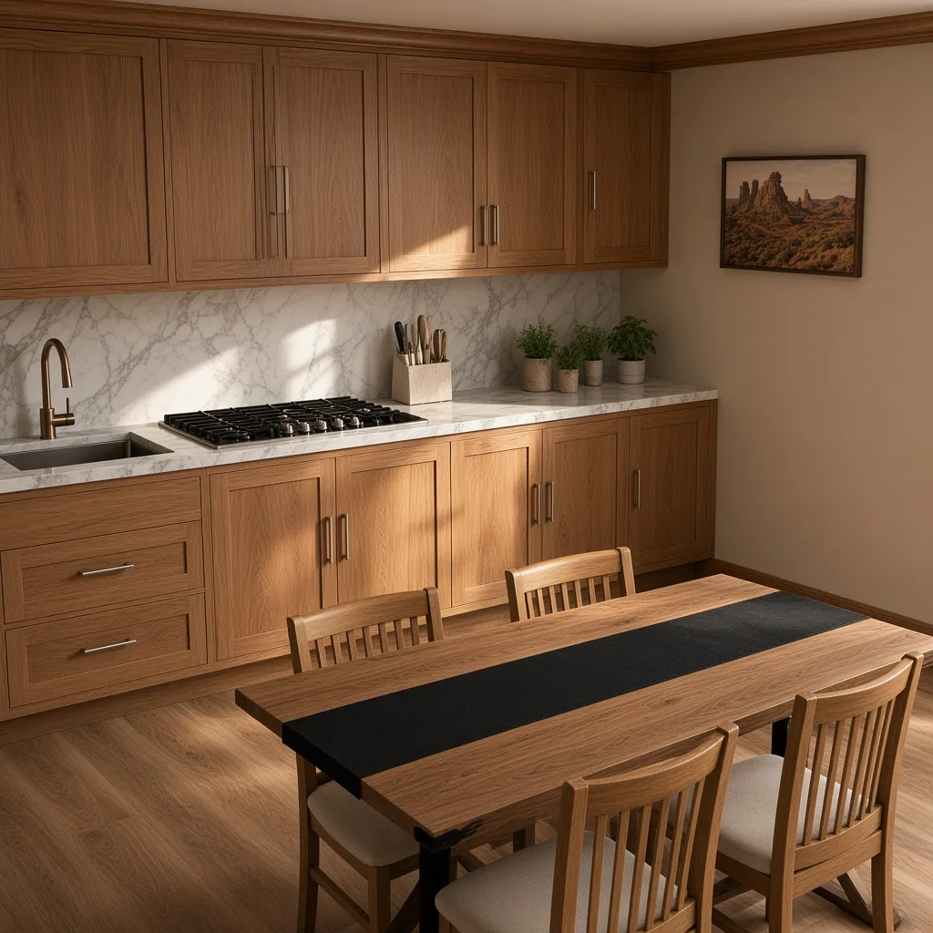 Entry in Zen Minimalist Kitchen