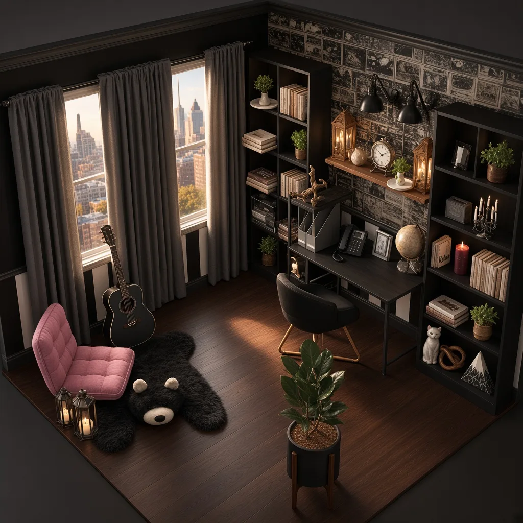 Entry in Blackout Zen Office