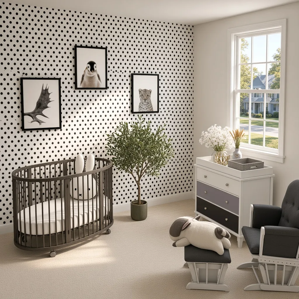 Entry in Minimalist Monochrome Nursery