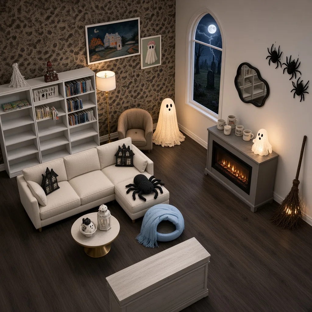 Entry in Haunted Halloween Living Room