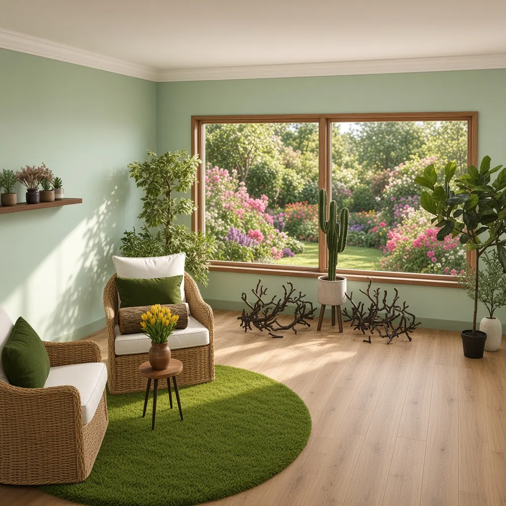 Entry in Sunlit Oasis Patio