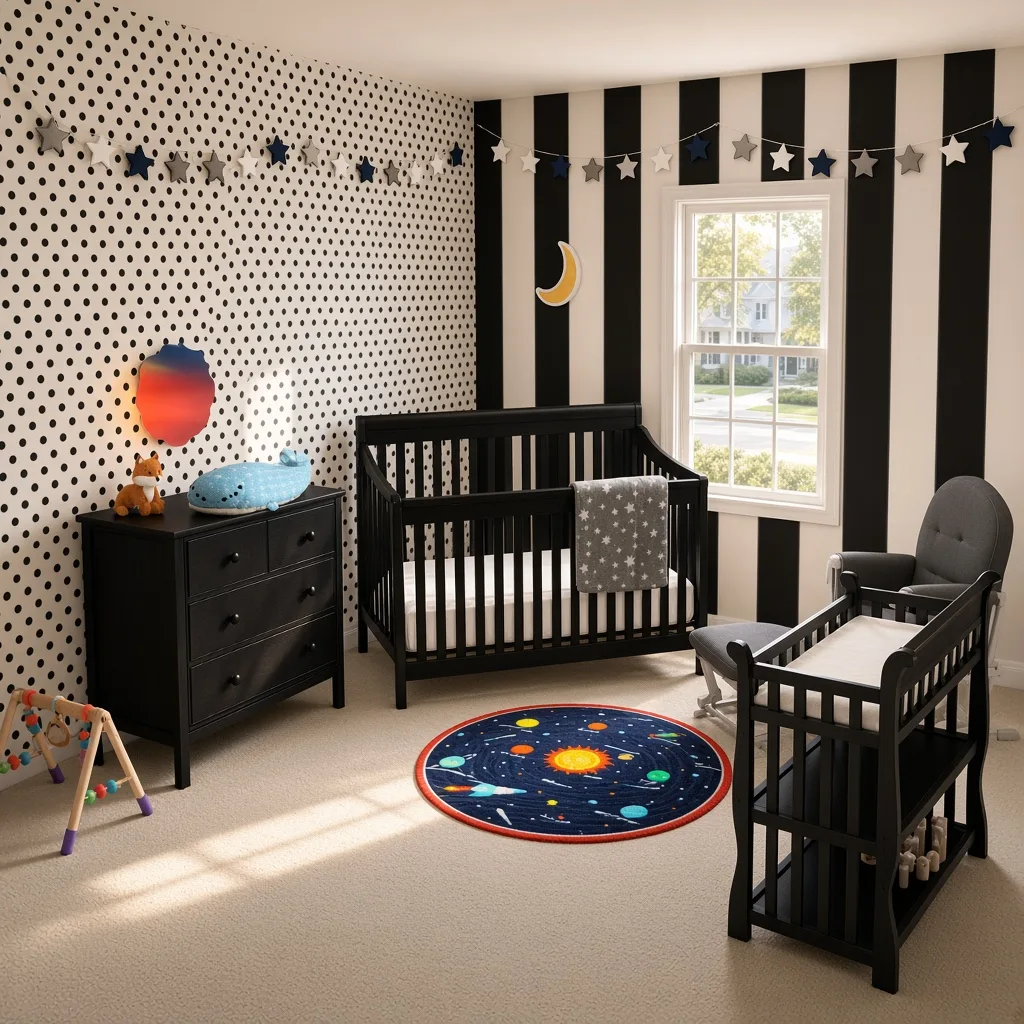 Entry in Minimalist Monochrome Nursery