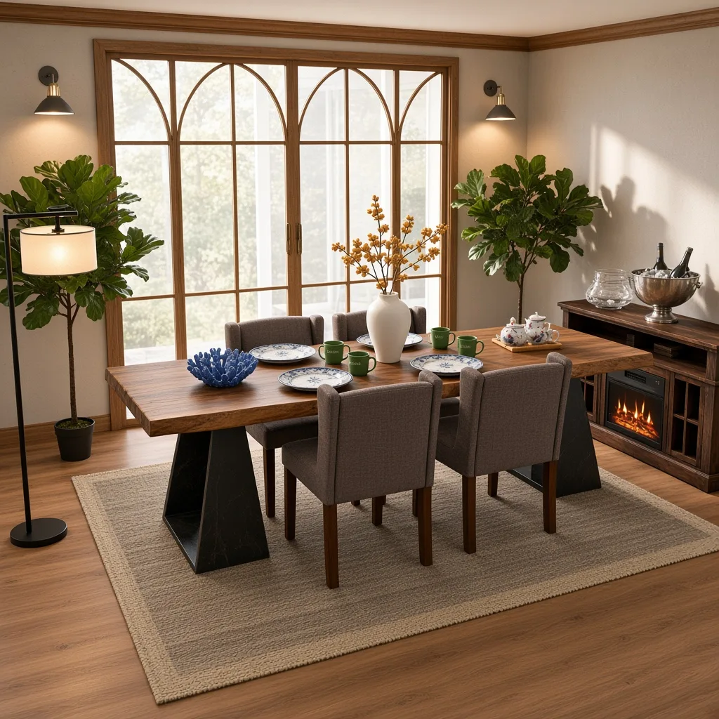 Entry in Rustic Lake House Dining