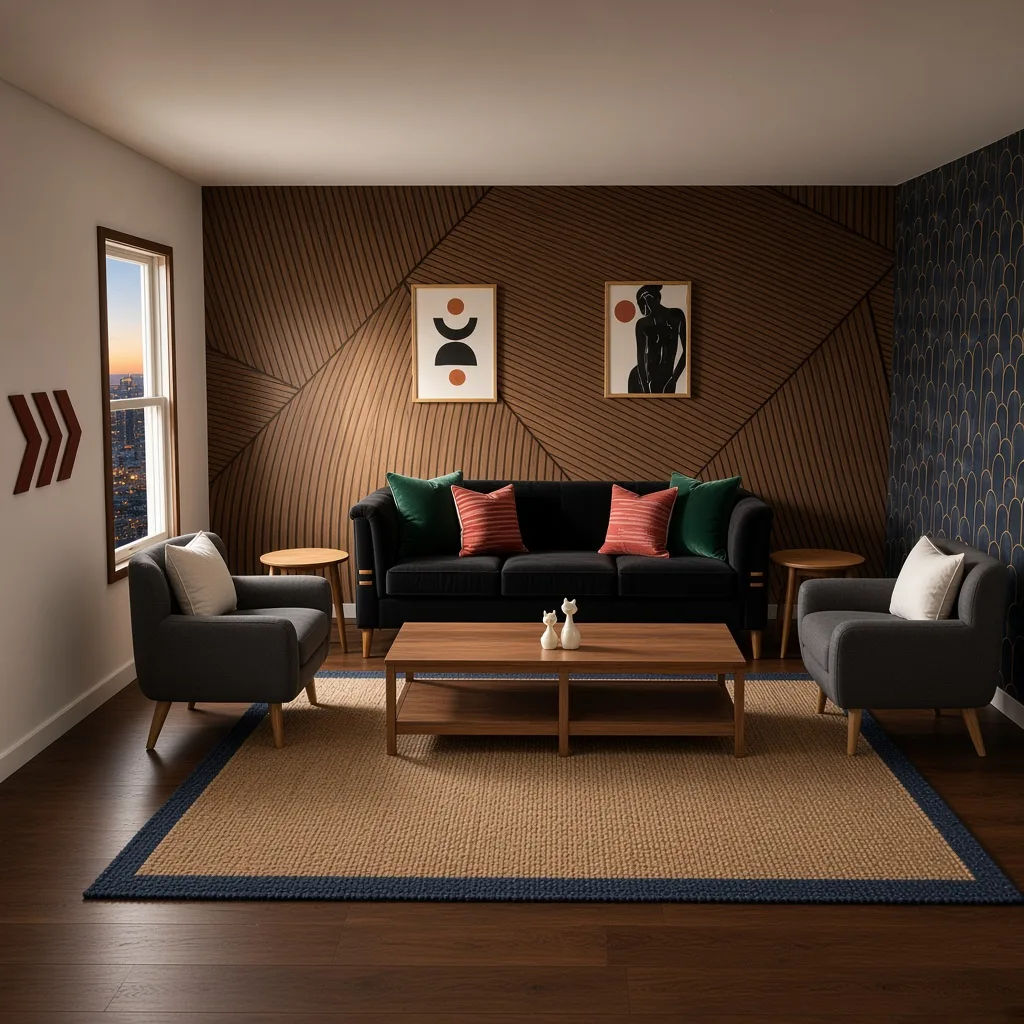 Entry in Art Deco Lounge Room