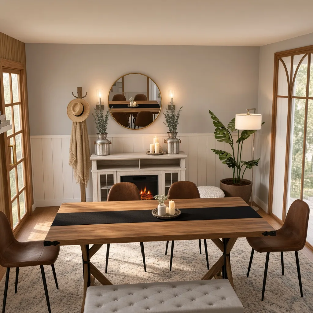 Entry in Rustic Lake House Dining