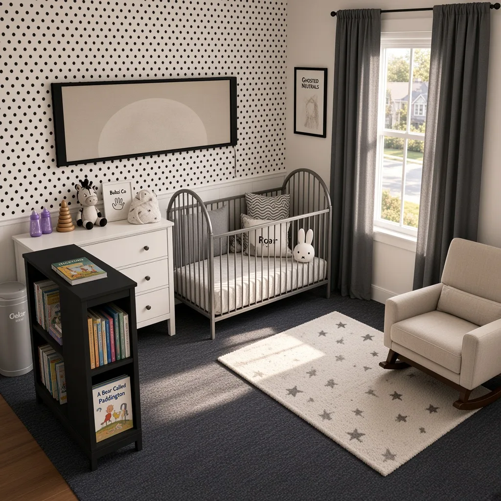 Entry in Minimalist Monochrome Nursery