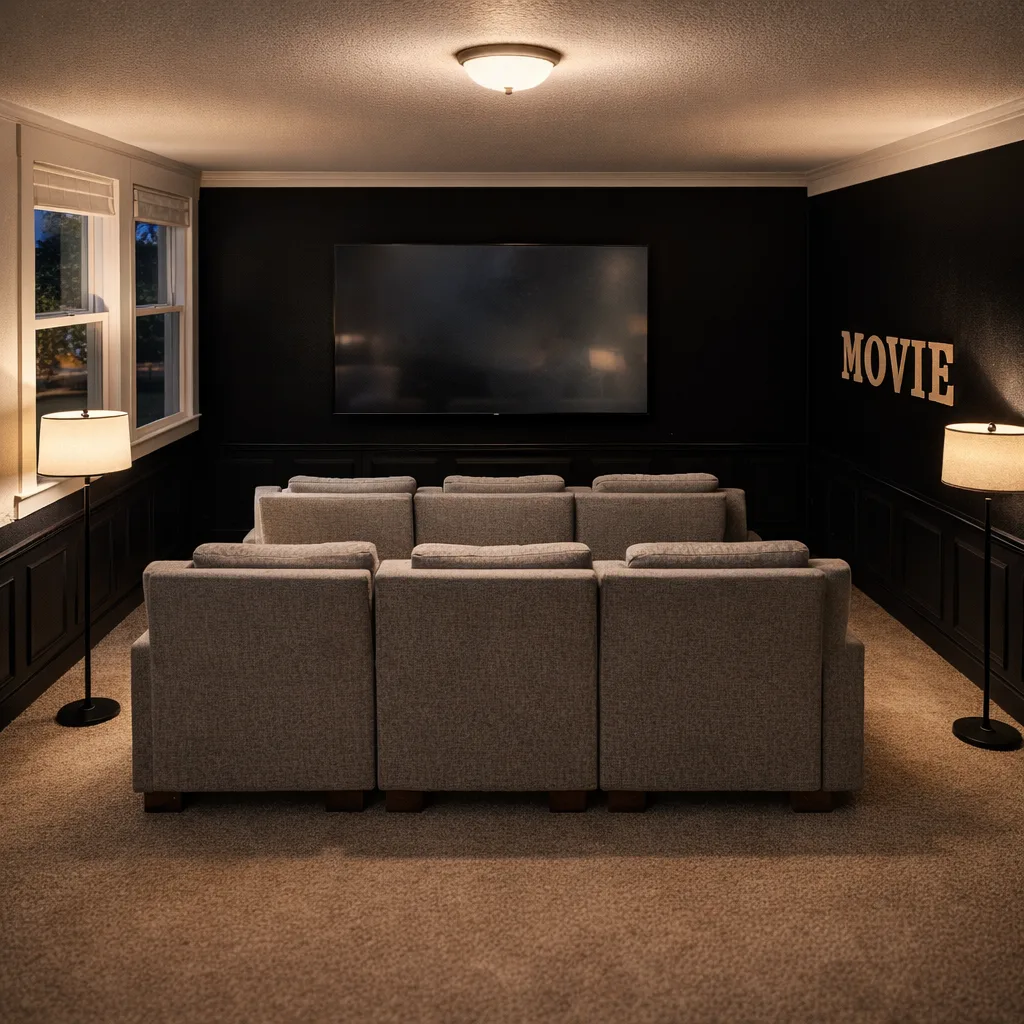 Entry in Cinema Night Family Room