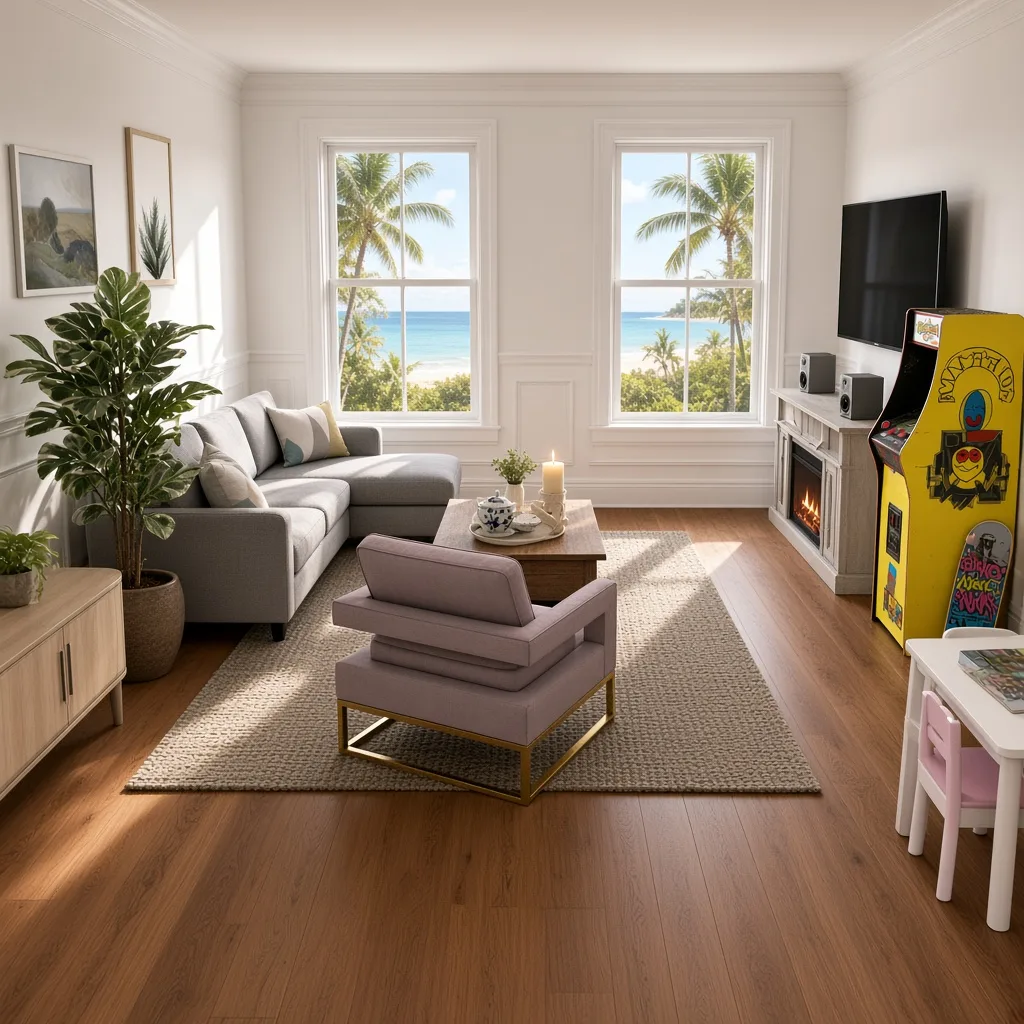 Entry in Tropical Getaway Game Room
