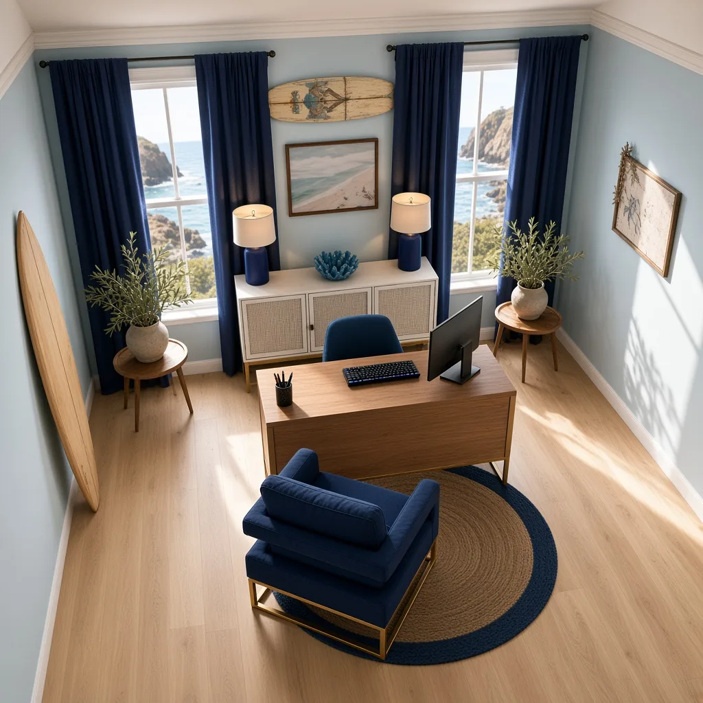 Entry in Coastal Breeze Home Office