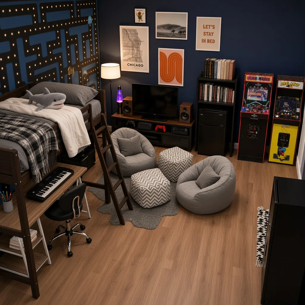 Entry in Retro Arcade Teen Bedroom