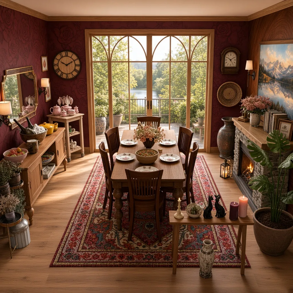 Entry in Rustic Lake House Dining