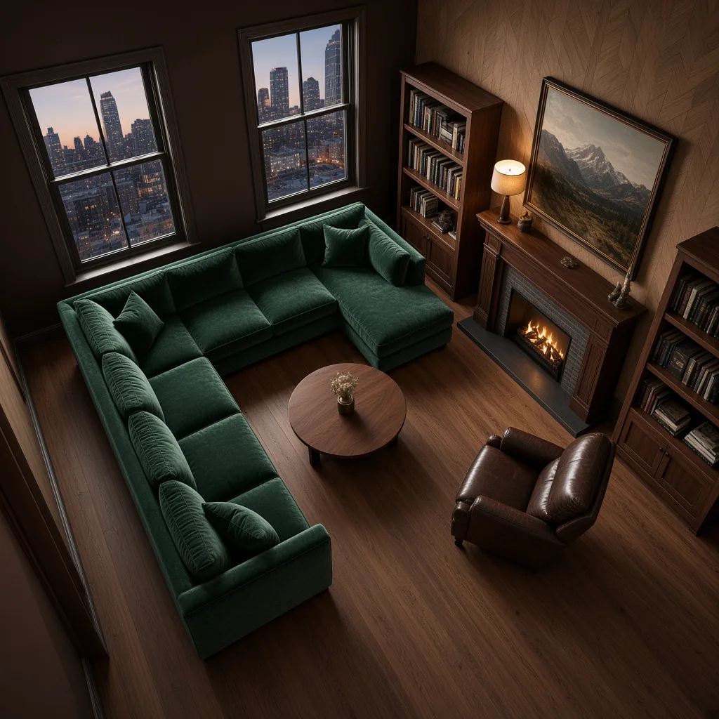 Entry in Art Deco Lounge Room