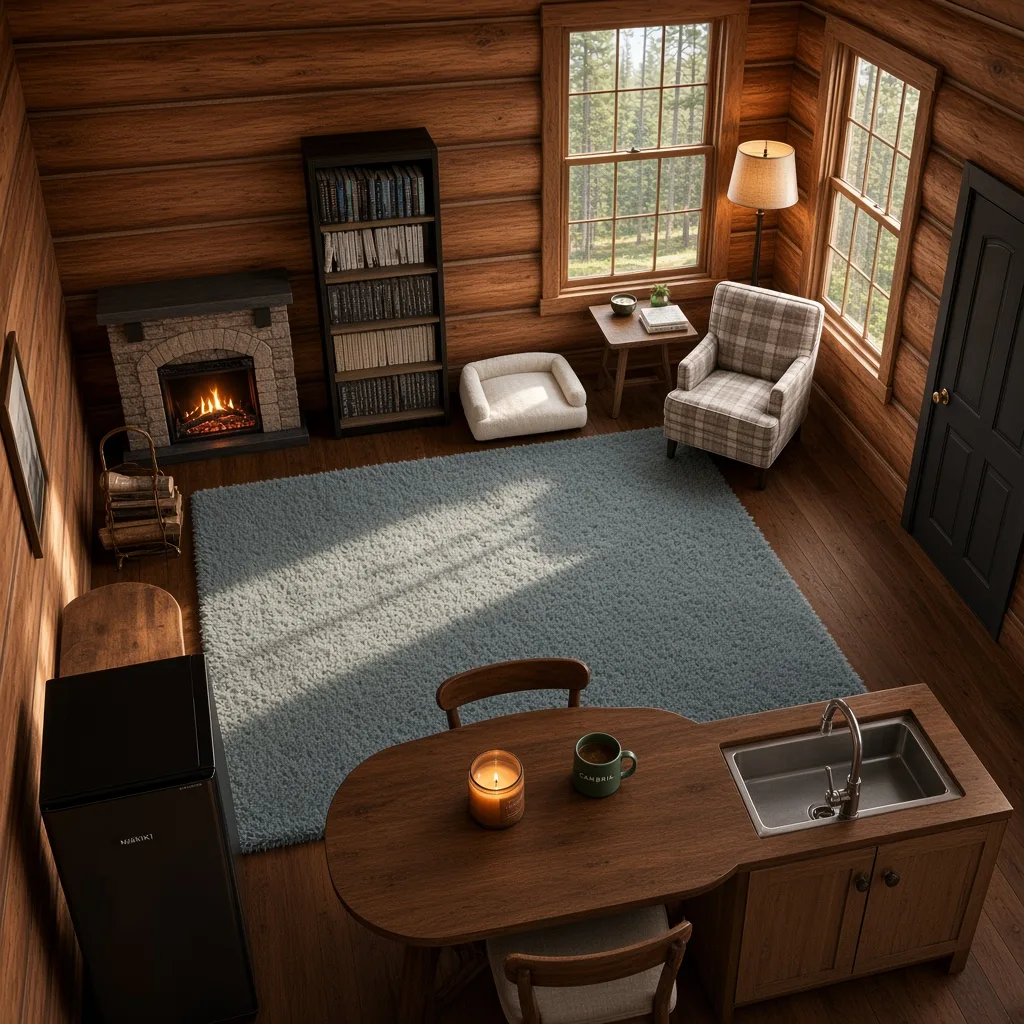 Entry in Rustic Cabin Reading Nook