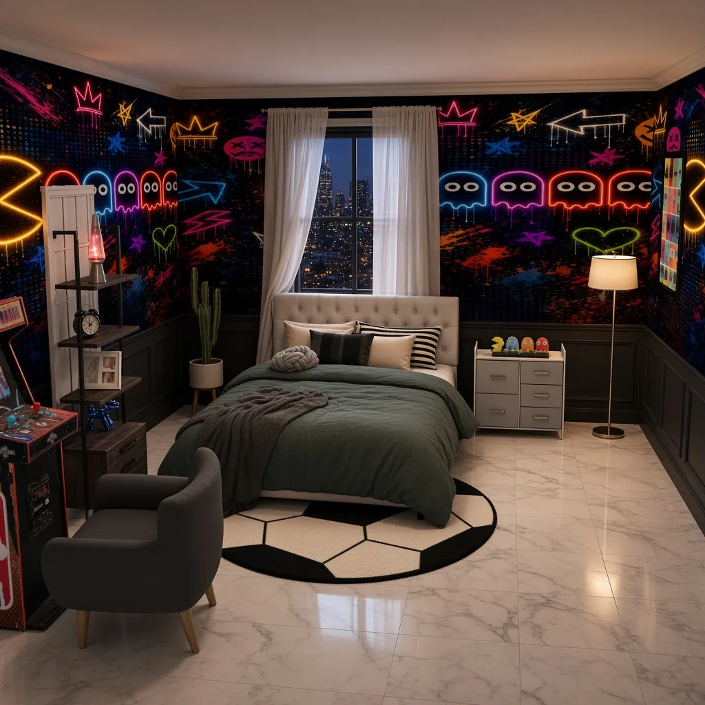 Entry in Retro Arcade Teen Bedroom