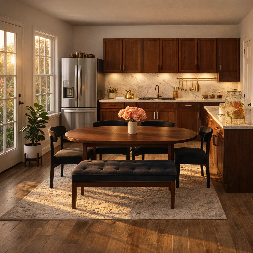 Entry in Vintage Glass Garden Dining