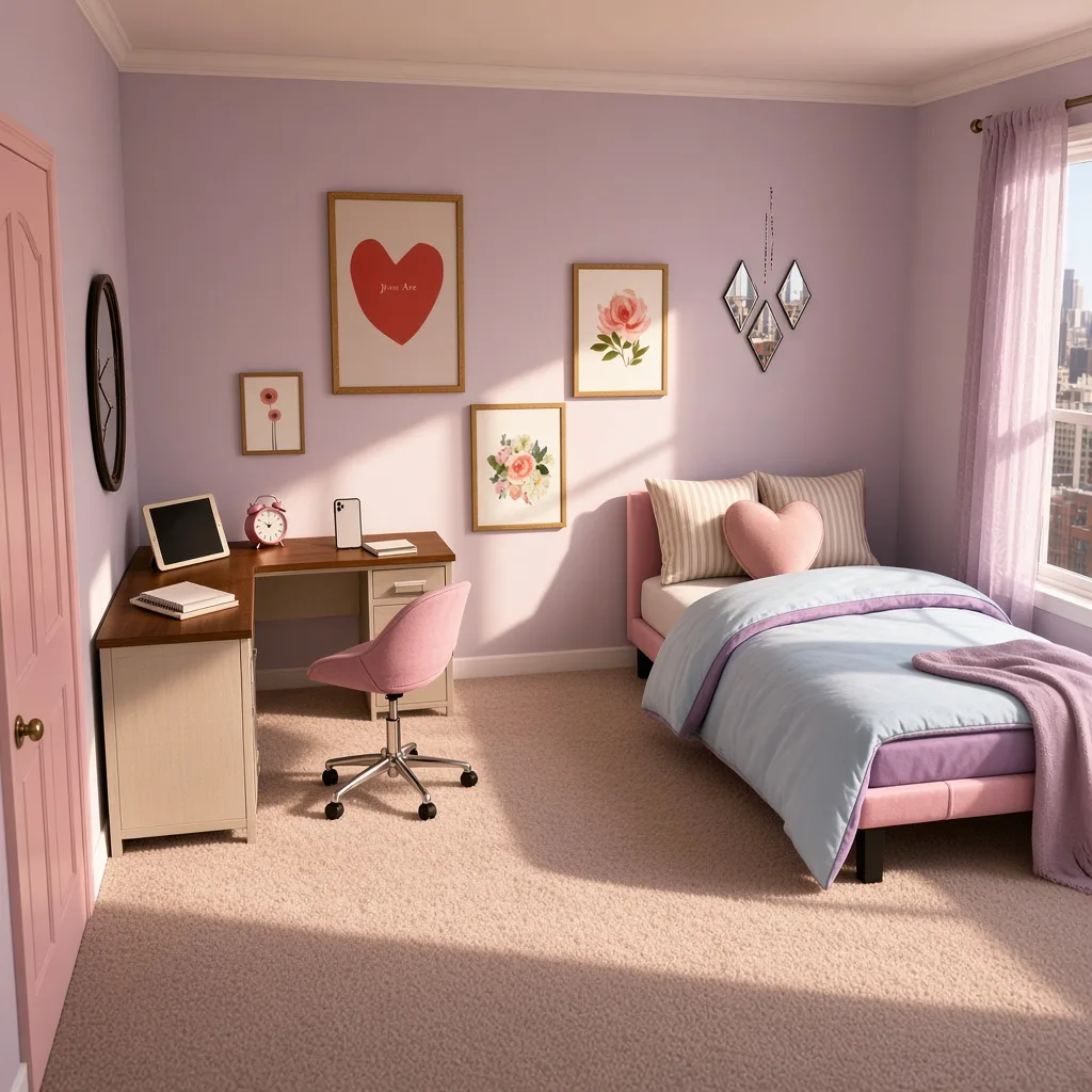 Entry in Girly Pop Teen Girl’s Bedroom