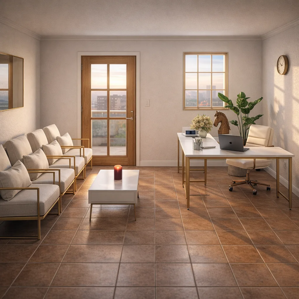 Entry in Clinic Waiting Room