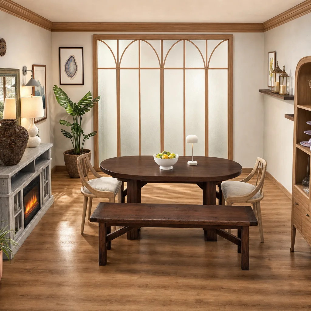 Entry in Rustic Lake House Dining