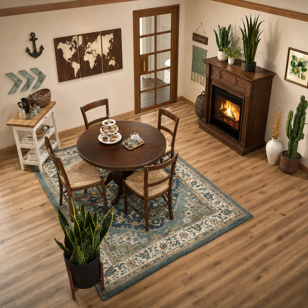 Entry in Rustic Lake House Dining
