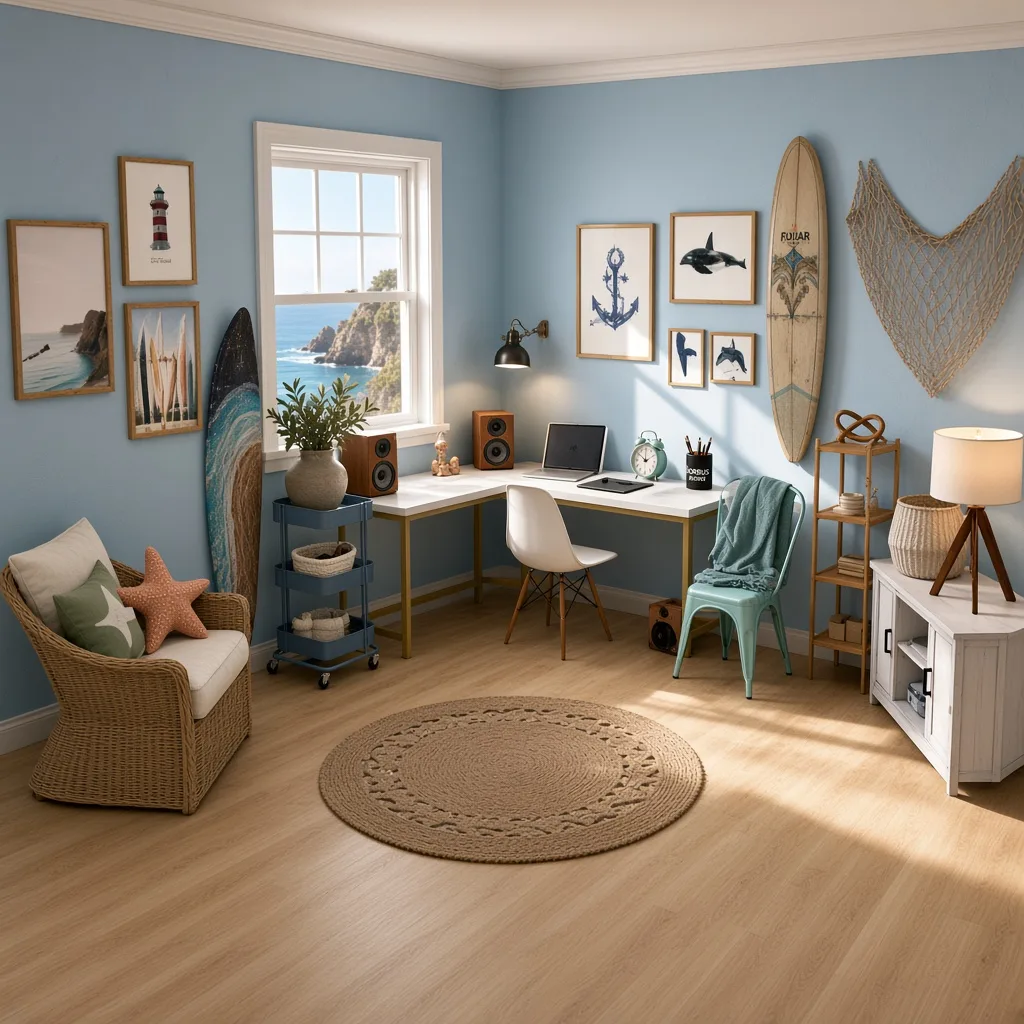 Entry in Coastal Breeze Home Office