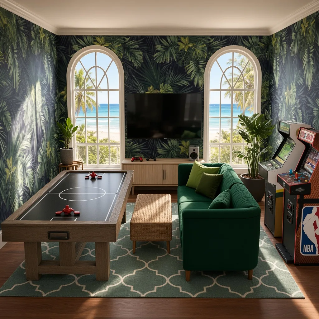 Entry in Tropical Getaway Game Room