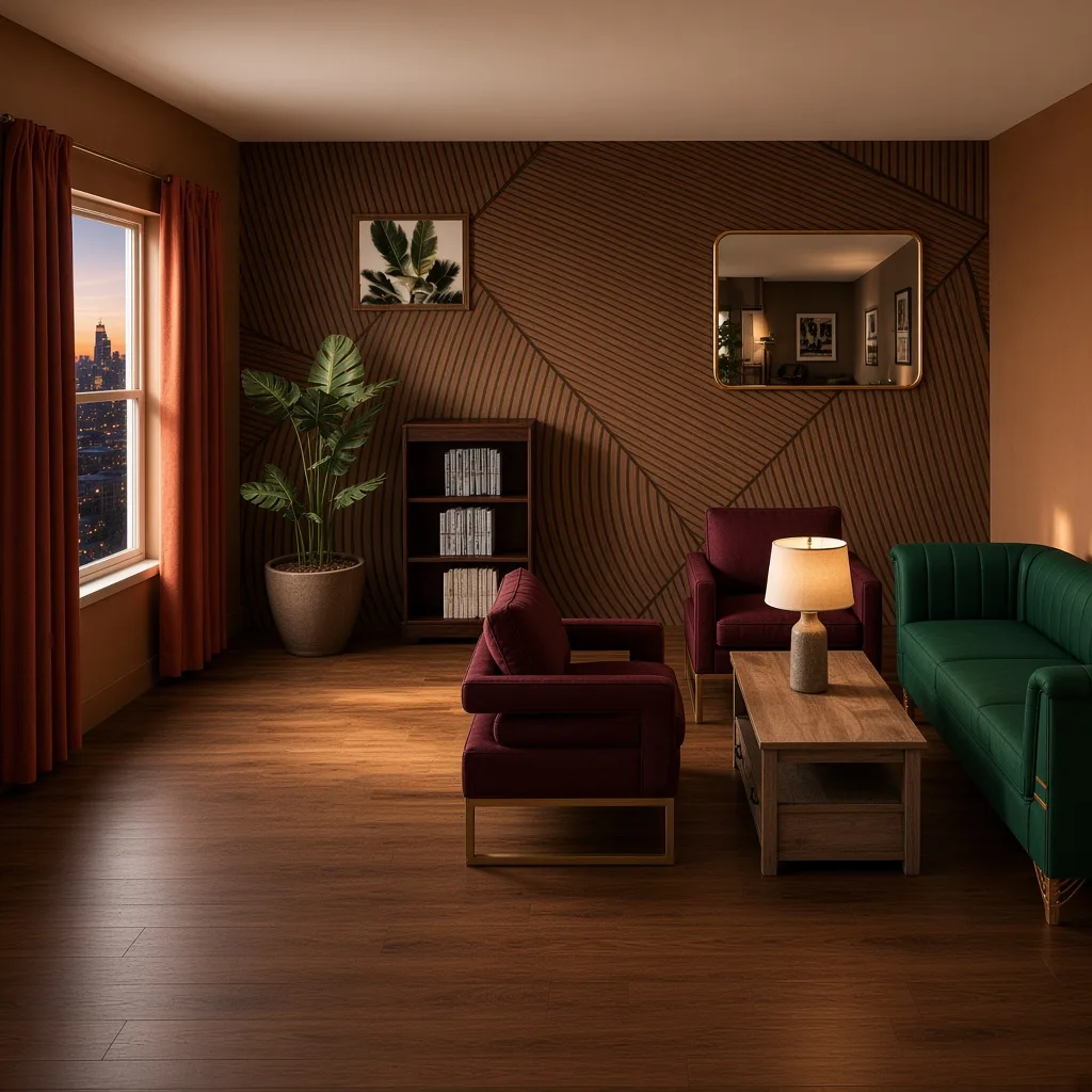 Entry in Art Deco Lounge Room