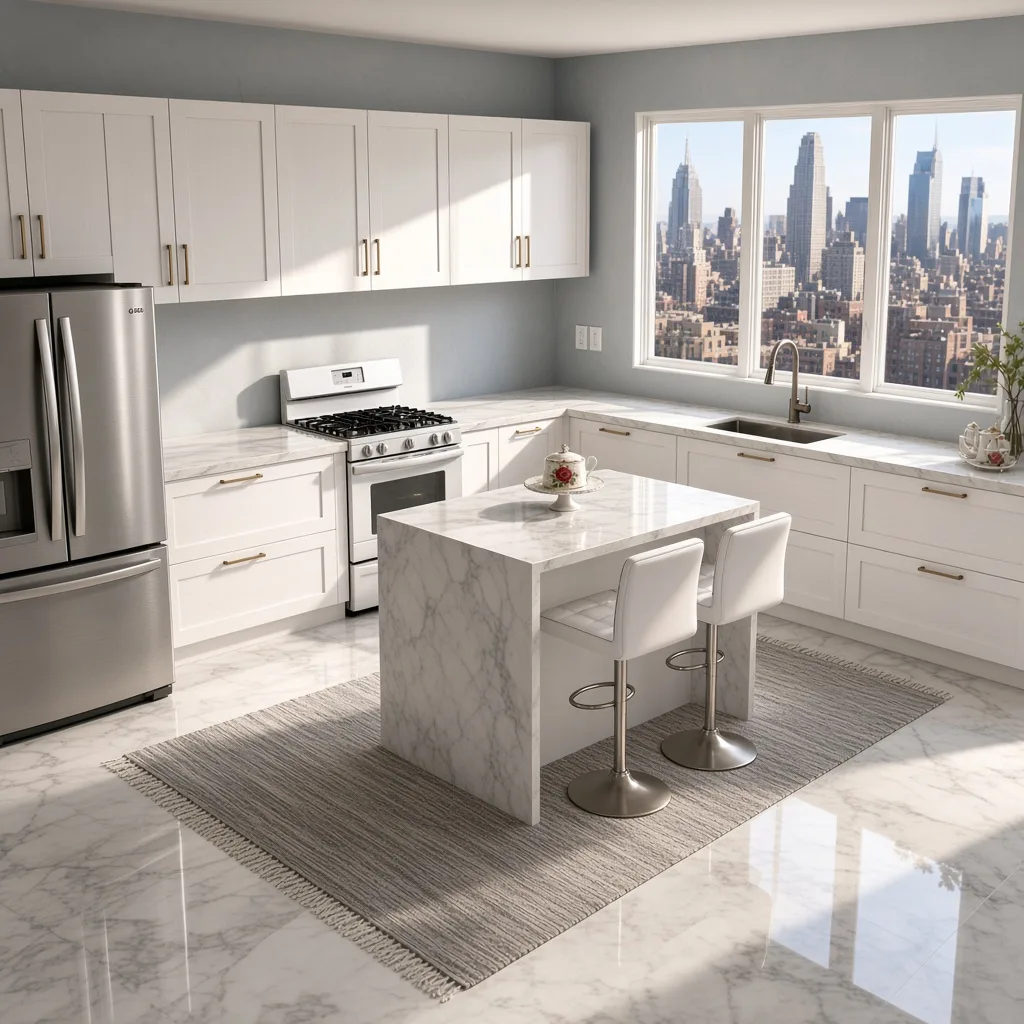 Entry in Zen Minimalist Kitchen