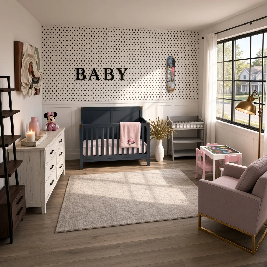 Entry in Minimalist Monochrome Nursery
