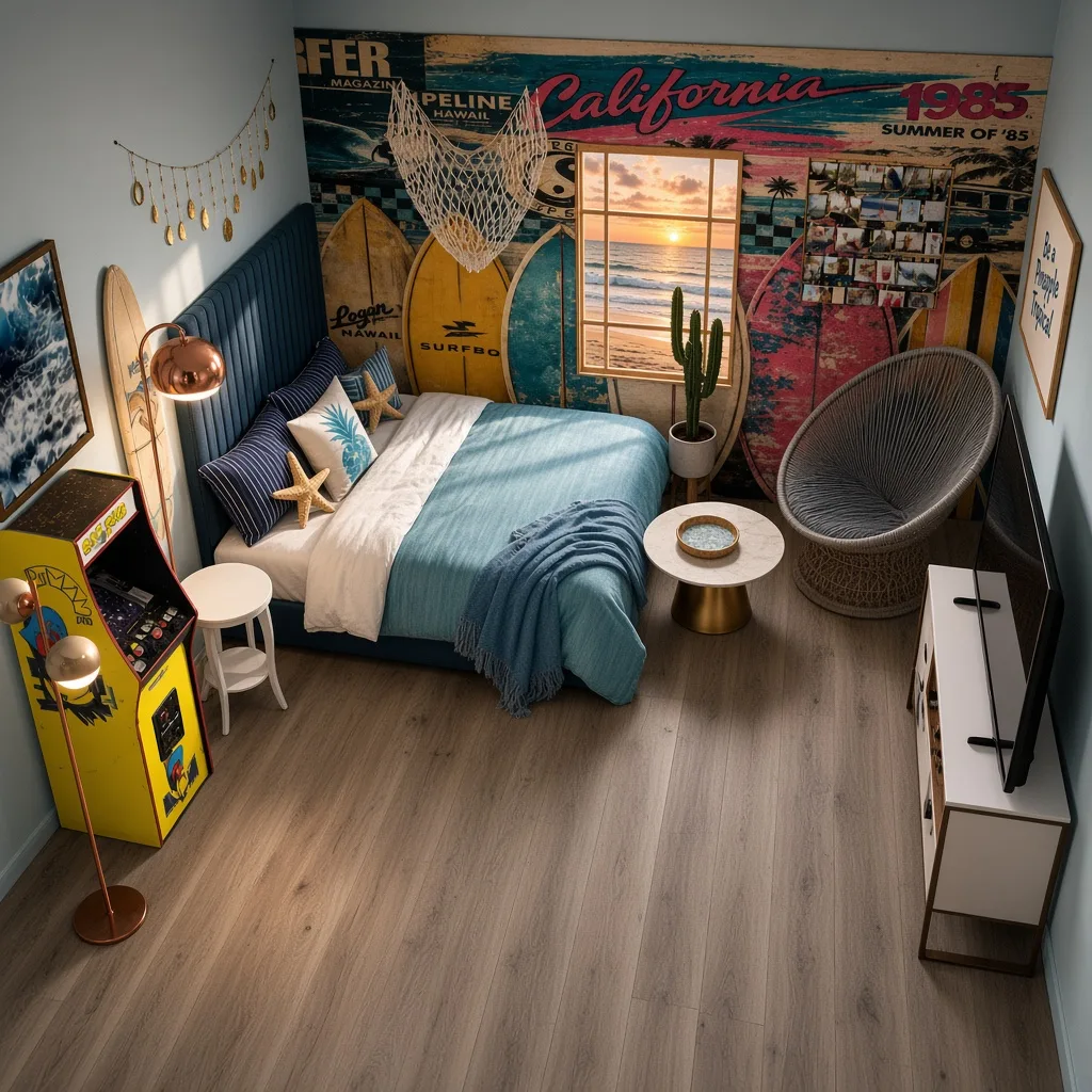Entry in Beachy Teen Surf Bedroom
