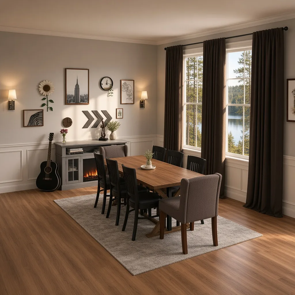 Entry in Rustic Lake House Dining