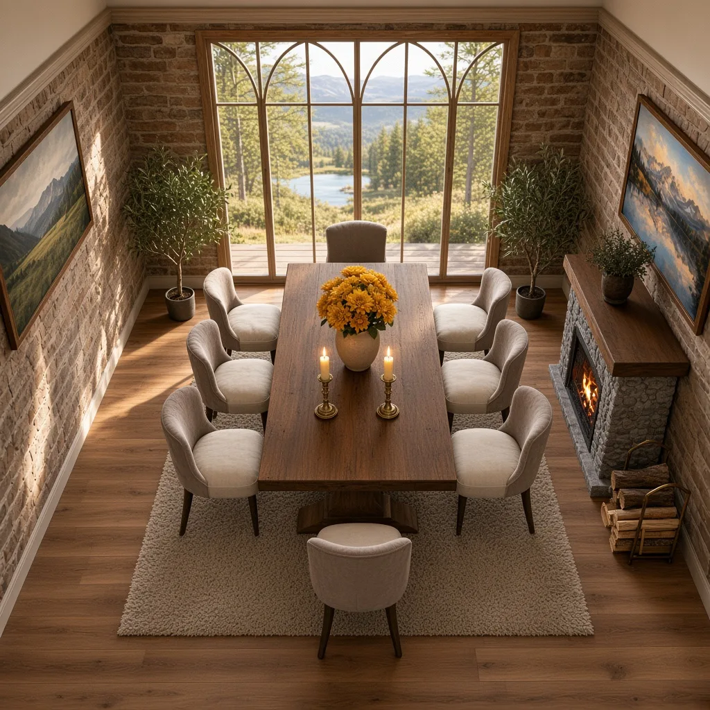 Entry in Rustic Lake House Dining