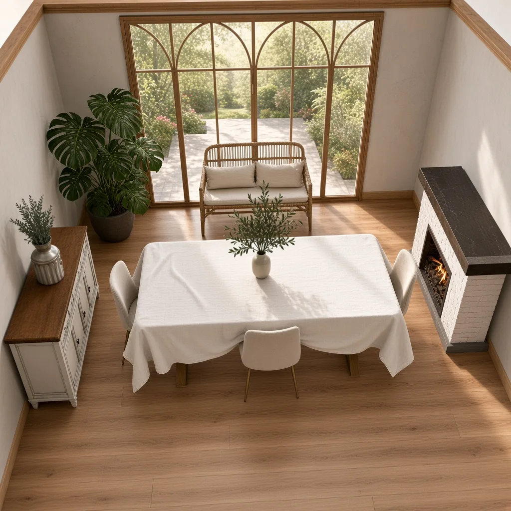 Entry in Rustic Lake House Dining