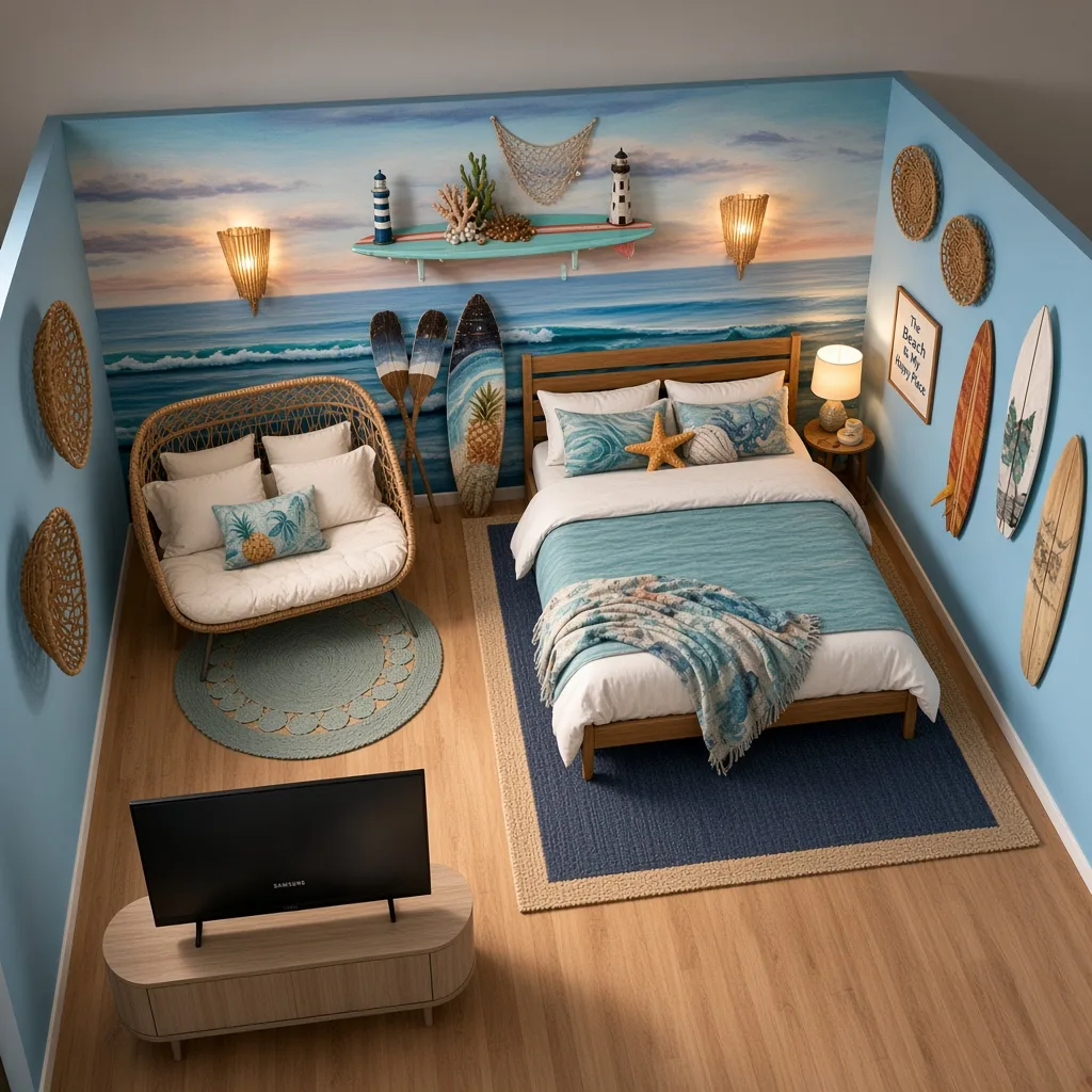 Entry in Beachy Teen Surf Bedroom