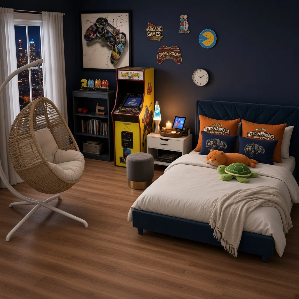 Entry in Retro Arcade Teen Bedroom