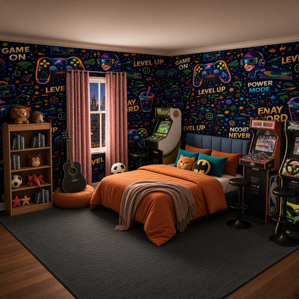 Entry in Retro Arcade Teen Bedroom