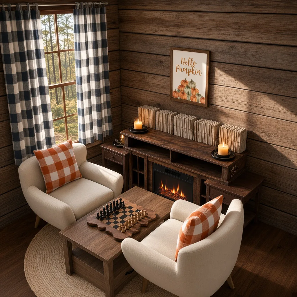 Entry in Rustic Cabin Reading Nook
