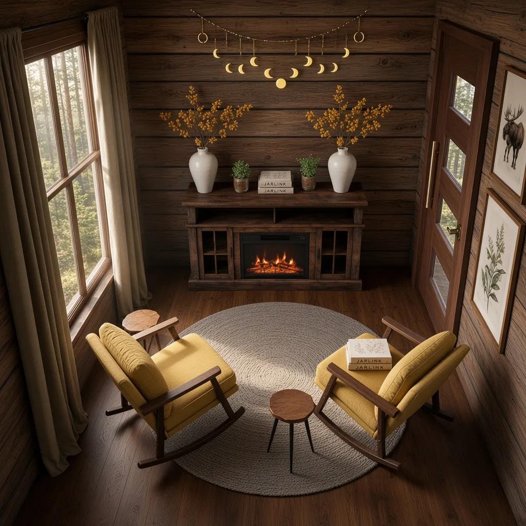 Entry in Rustic Cabin Reading Nook