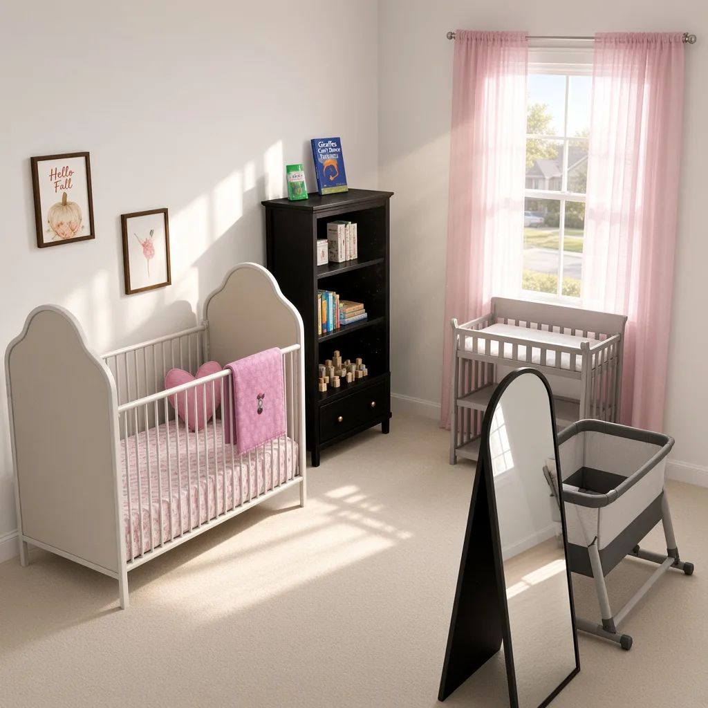Entry in Minimalist Monochrome Nursery