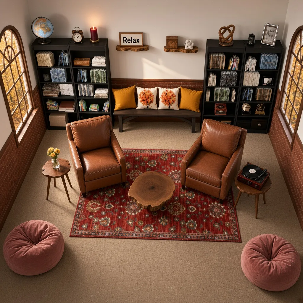 Entry in Autumn Reading Room